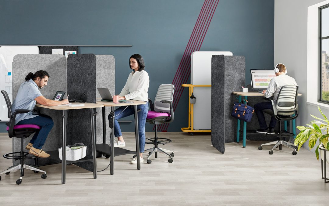 Bureau professionnel occasion Steelcase • D-stocker